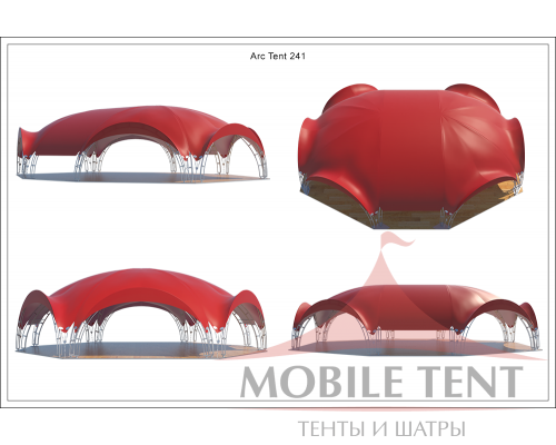 Арочный шатёр 22х20 — 360 м² Схема 4