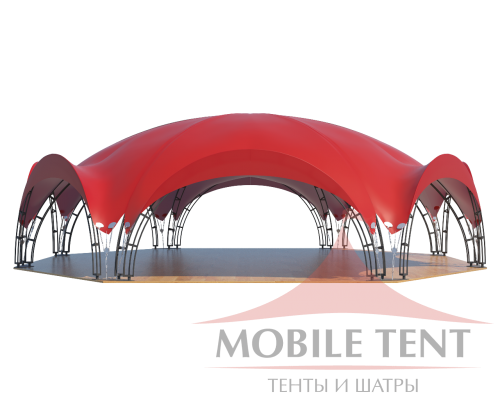 Арочный шатёр 27х20 — 460 м² Схема 2