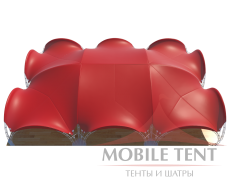 Арочный шатёр 24х16 — 384 м² Схема