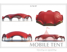 Арочный шатёр 27х20 — 460 м² Схема 4